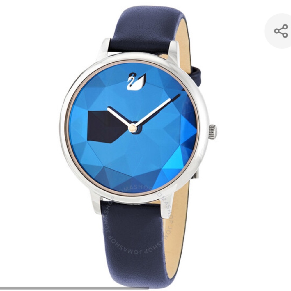 Swarovski Crystal Lake Quartz Blue Dial